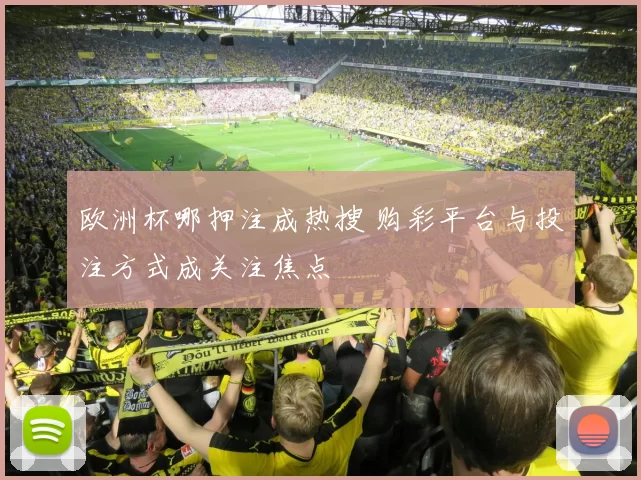欧洲杯哪押注成热搜 购彩平台与投注方式成关注焦点