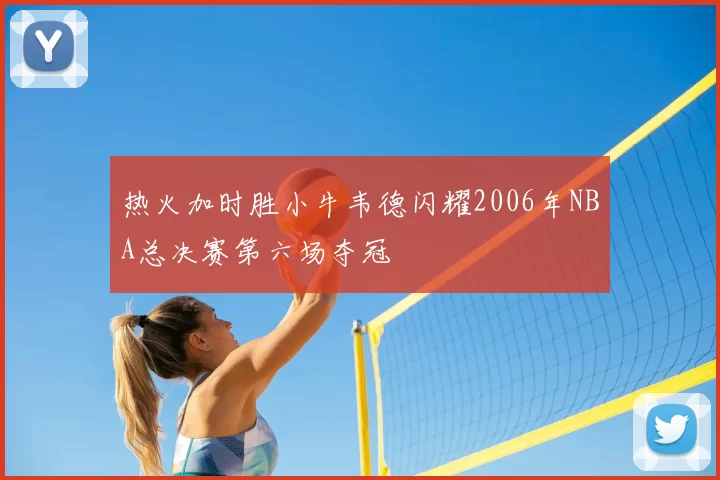 热火加时胜小牛韦德闪耀2006年NBA总决赛第六场夺冠